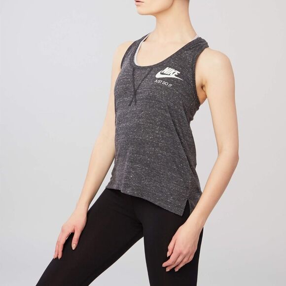 Nike Vintage Racer Back Tank Vest With Logo Womens Size S - Picture 1 of 5